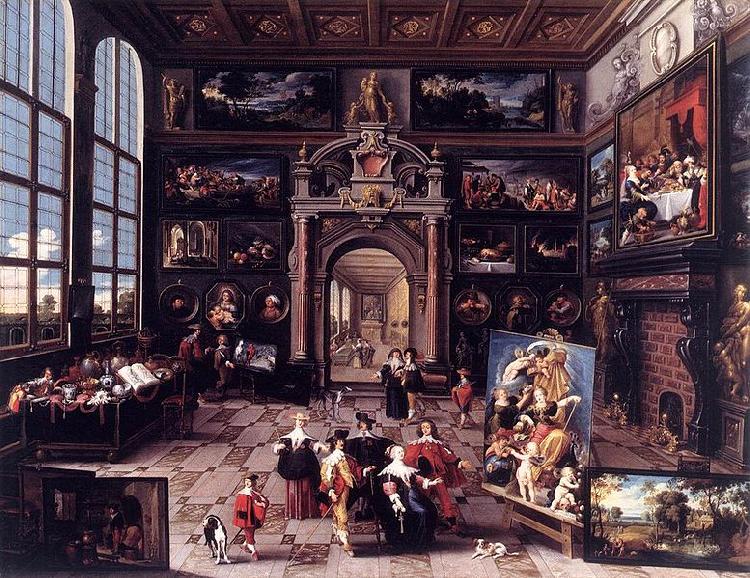 Cornelis de Baellieur Gallery of a Collector oil painting picture